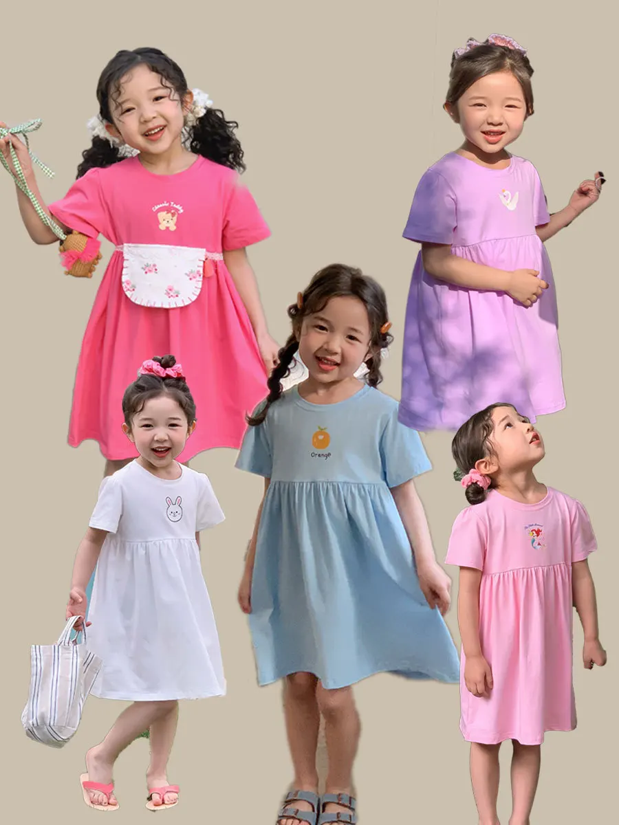 2025 Summer New Children'S Dresses Costume For Girls Cartoon Print Short Sleeve Princess Dress Fashion Kids Casual Dress 2-7Y
2025 Summer New Children'S Dresses Costume For Girls Cartoon Print Short Sleeve Princess Dress Fashion Kids Casual Dress 2-7Y