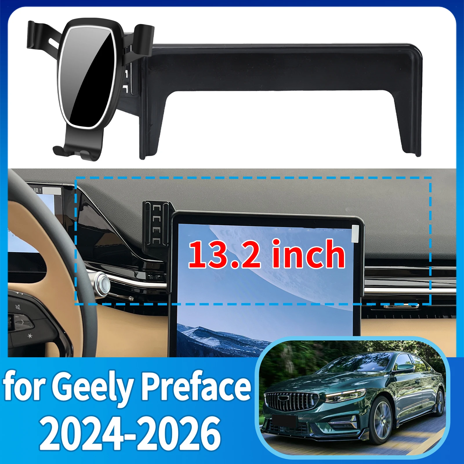fit for Geely Preface 2024 2025 2026 Xingrui L Anti-Shake Screen Base Phone Holder Mount Stand Dedicated Car accessoires
fit for Geely Preface 2024 2025 2026 Xingrui L Anti-Shake Screen Base Phone Holder Mount Stand Dedicated Car accessoires