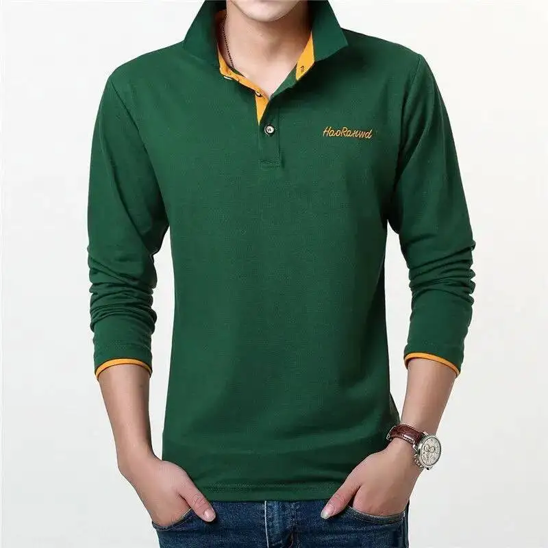 Streetwear Fashion Men Long Sleeve Polo Shirts Spring Autumn New Solid Embroidery Male Clothes Basic Casual Versatile Cotton Top
Streetwear Fashion Men Long Sleeve Polo Shirts Spring Autumn New Solid Embroidery Male Clothes Basic Casual Versatile Cotton Top