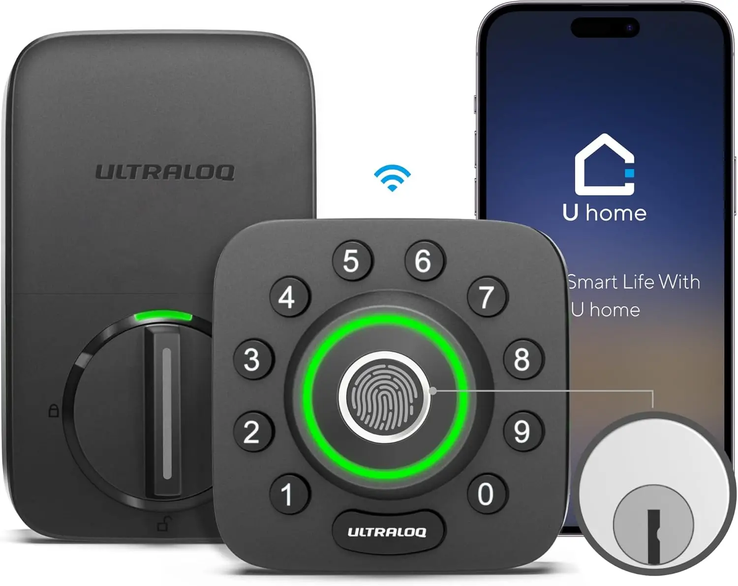 WiFi Smart Lock with Fingerprint, Keypad & App Control - Auto Unlock, IP65 Waterproof, Easy Install
WiFi Smart Lock with Fingerprint, Keypad & App Control - Auto Unlock, IP65 Waterproof, Easy Install