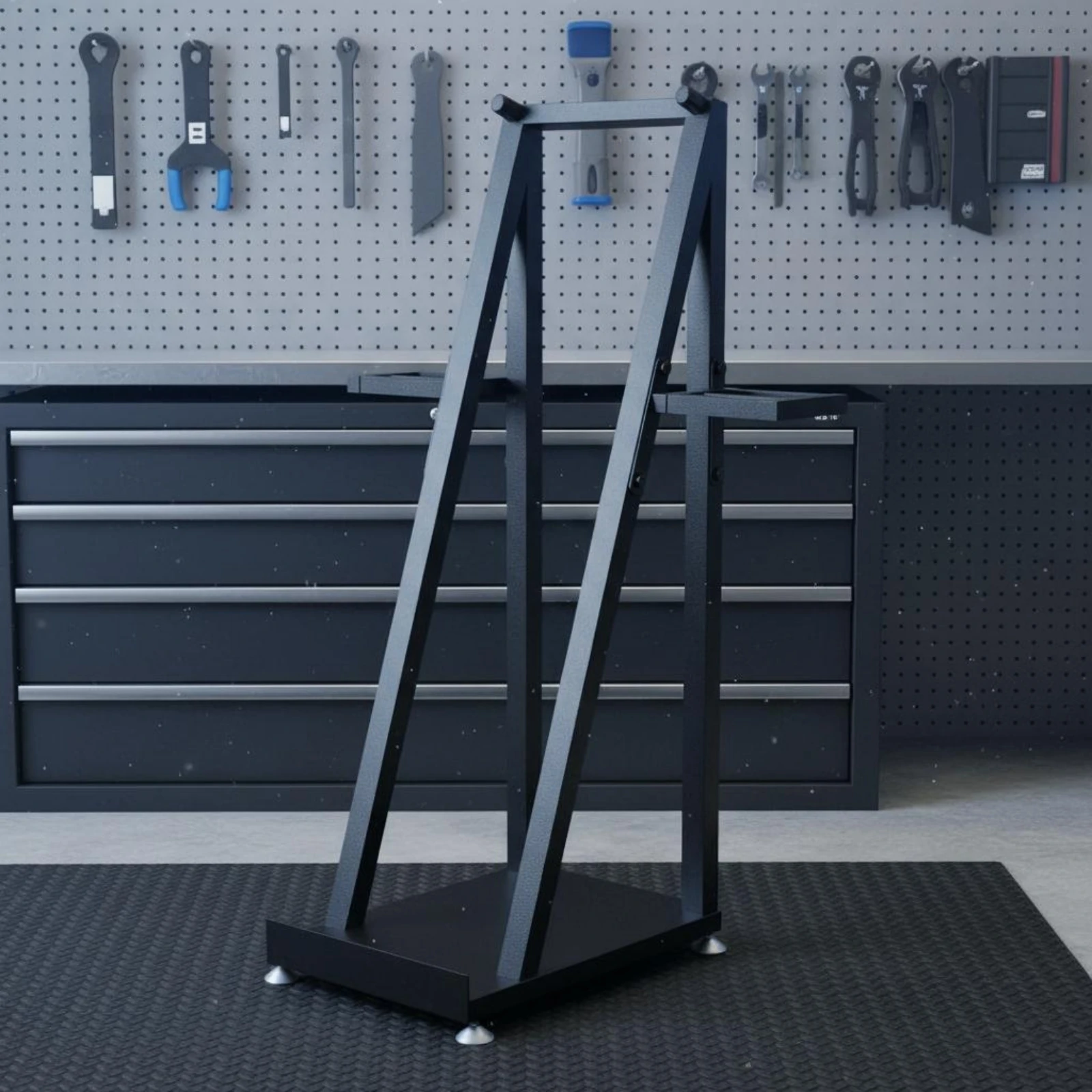 Freestanding Ski Storage Rack Floor-Standing Freestanding Ski Rack Snowboard Storage Stand Matte Finish Black for Indoor Display
Freestanding Ski Storage Rack Floor-Standing Freestanding Ski Rack Snowboard Storage Stand Matte Finish Black for Indoor Display