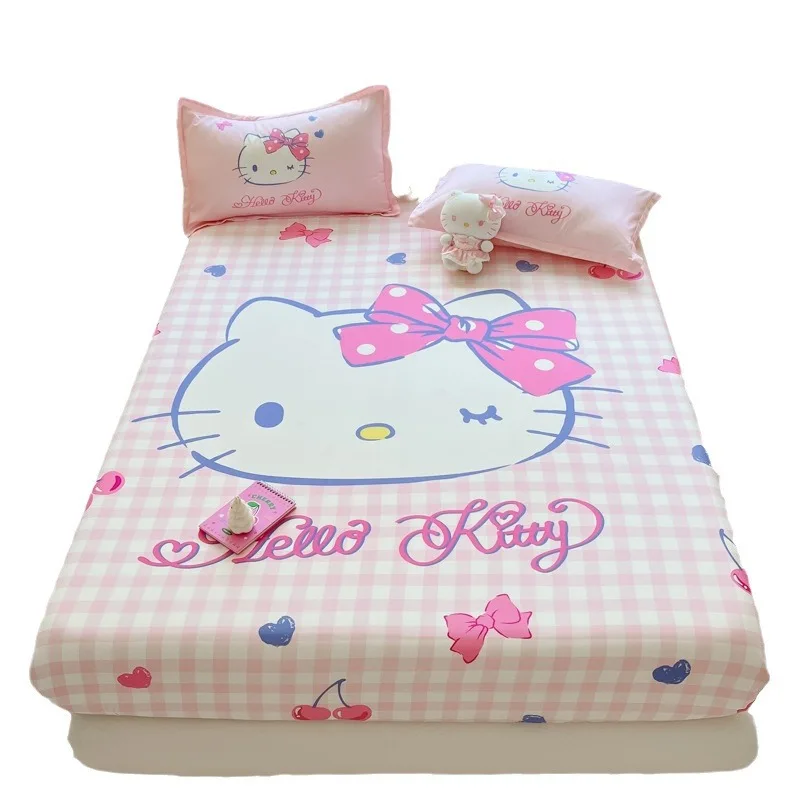 Cartoon H-hello kitty Fitted Sheets 3D Pattern M-Melody Soft Bedding Fitted Sheet Deep Pocket 30cm Fade Resistant multiple sizes
Cartoon H-hello kitty Fitted Sheets 3D Pattern M-Melody Soft Bedding Fitted Sheet Deep Pocket 30cm Fade Resistant multiple sizes