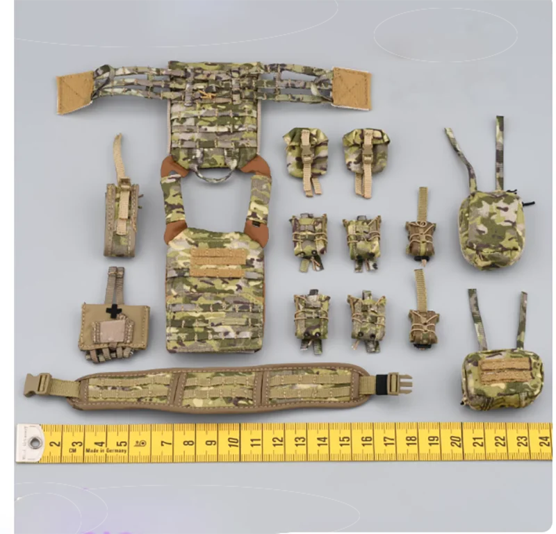 Масштабная модель тактического нагрудного жилета, ремня и набора сумок армии США M048 в масштабе 1/6 для 12-дюймовых фигурок, аксессуары для самостоятельной сборки
Масштабная модель тактического нагрудного жилета, ремня и набора сумок армии США M048 в масштабе 1/6 для 12-дюймовых фигурок, аксессуары для самостоятельной сборки