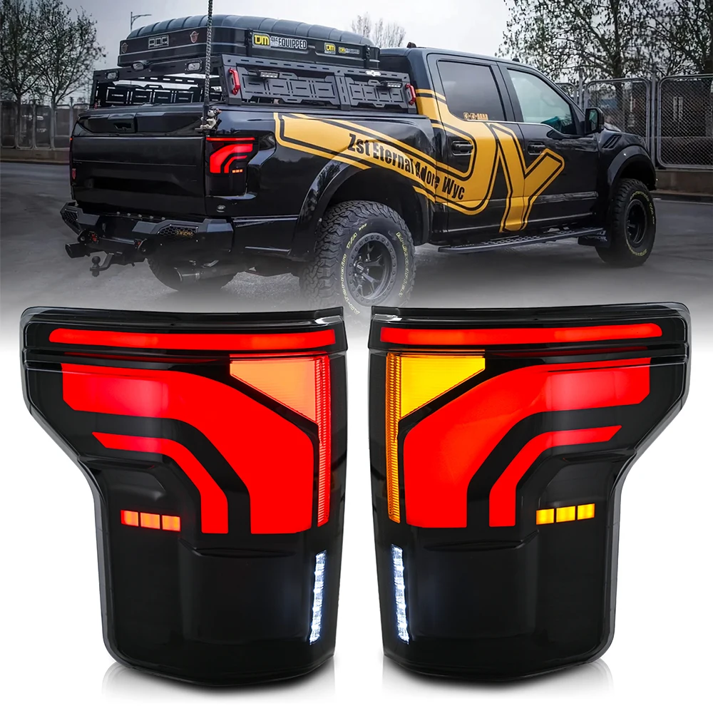LED Tail Light Assembly For Ford F150 2015-2020 Startup Animation Sequential Turn Signal Tail Lamp Plug and Play
LED Tail Light Assembly For Ford F150 2015-2020 Startup Animation Sequential Turn Signal Tail Lamp Plug and Play