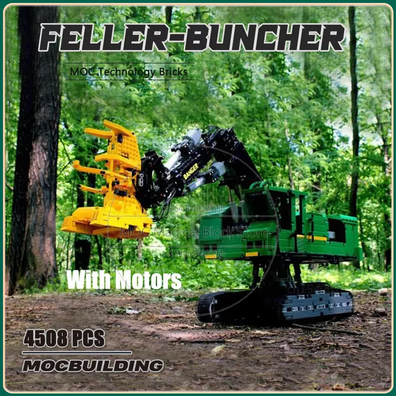 UCS Feller-Buncher MOC Building Blocks Agriculture Tractor Technology Bricks Car DIY Assembly Motors Toys Xmas Gifts
UCS Feller-Buncher MOC Building Blocks Agriculture Tractor Technology Bricks Car DIY Assembly Motors Toys Xmas Gifts