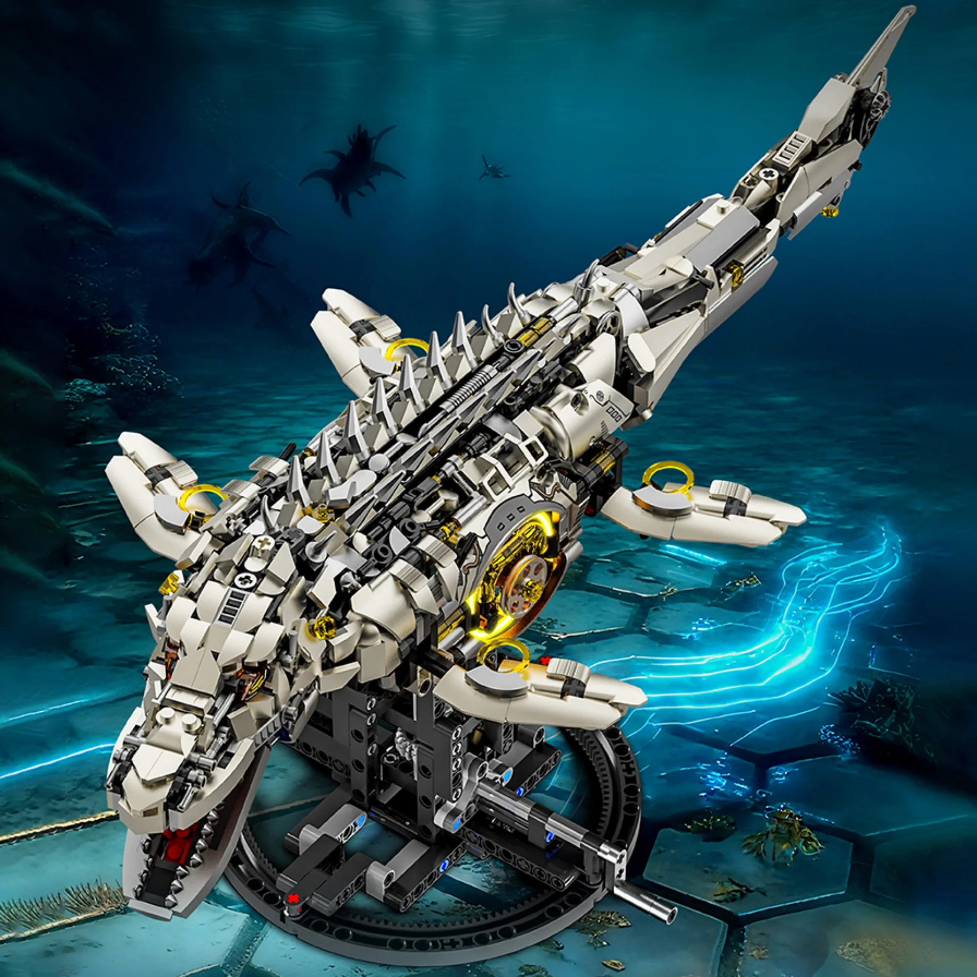 1413pcs Mechanical Mosasaurus Building Blocks Home Decoration Creative Dinosaur Ornament Bricks Display Toys for Adults Gifts
1413pcs Mechanical Mosasaurus Building Blocks Home Decoration Creative Dinosaur Ornament Bricks Display Toys for Adults Gifts