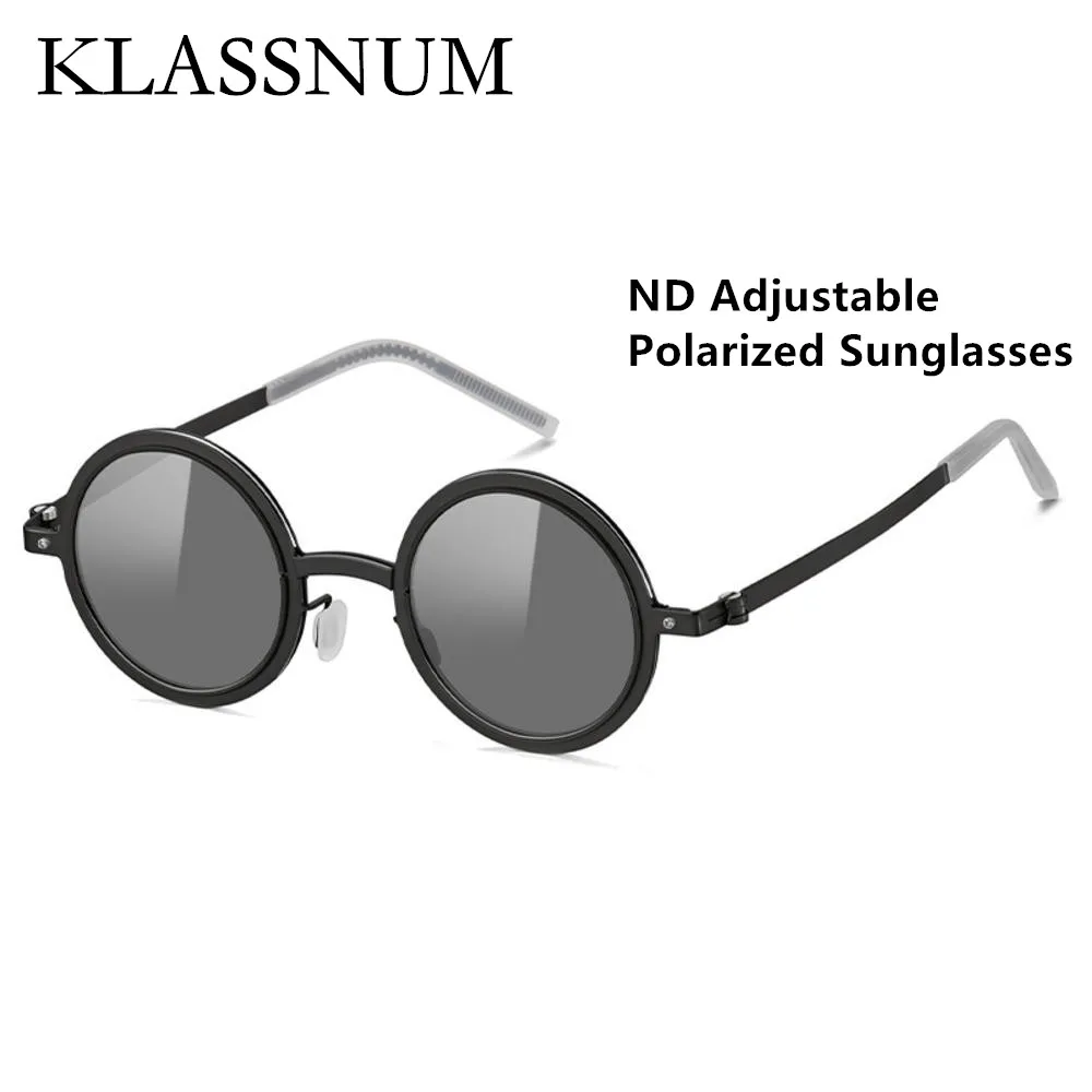 ND Adjustable Polarized Round Sunglasses Dimming Sun Glasses Men Women Retro Punk Men's Fishing Eyeglasses Outdoor Shades UV400
ND Adjustable Polarized Round Sunglasses Dimming Sun Glasses Men Women Retro Punk Men's Fishing Eyeglasses Outdoor Shades UV400