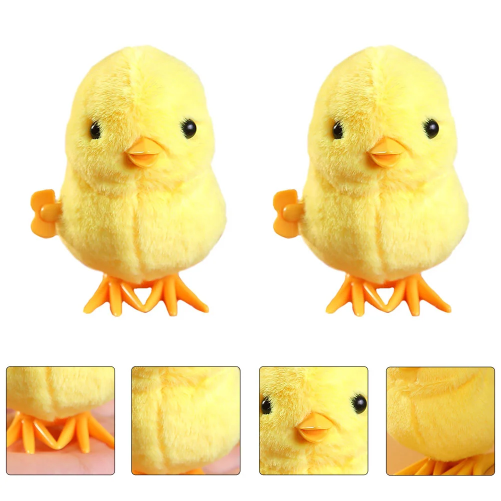2 Pcs Jumping Chicken Toys Animal Walking Twine Kids Plush Cartoon Plastic Wind up for Child
2 Pcs Jumping Chicken Toys Animal Walking Twine Kids Plush Cartoon Plastic Wind up for Child