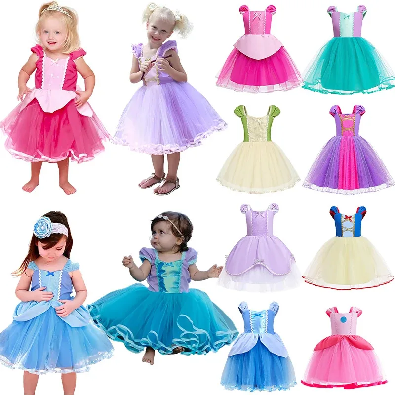 Fantasia Girl Cinderella Dress Fairy Kids Halloween Cosplay Birthday Party Little Mermaid Princess Sofia Aurora Rapunzel Costume
Fantasia Girl Cinderella Dress Fairy Kids Halloween Cosplay Birthday Party Little Mermaid Princess Sofia Aurora Rapunzel Costume