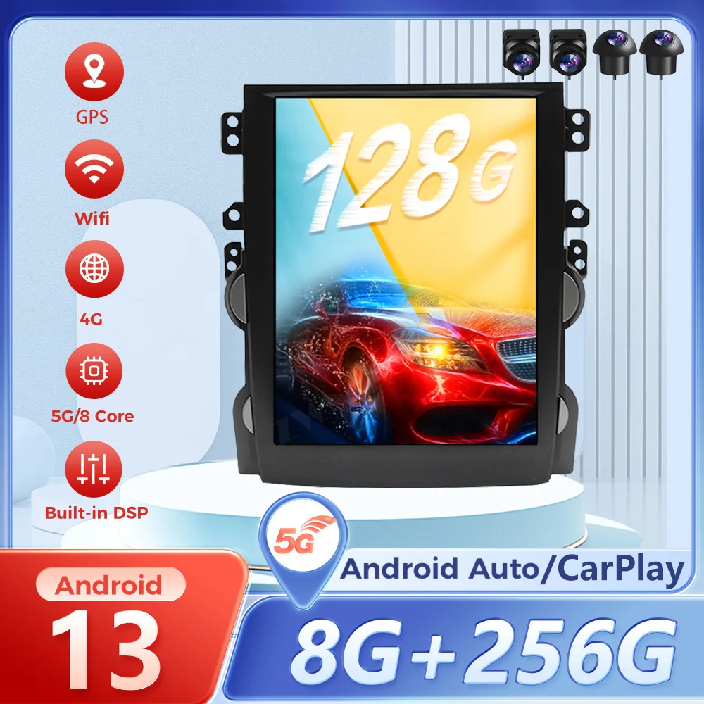 Автомобильное радио Carplay Android 13 для Chevrolet Malibu 2013-2015 Мультимедийный плеер с GPS-навигацией Беспроводное головное устройство Carplay
Автомобильное радио Carplay Android 13 для Chevrolet Malibu 2013-2015 Мультимедийный плеер с GPS-навигацией Беспроводное головное устройство Carplay