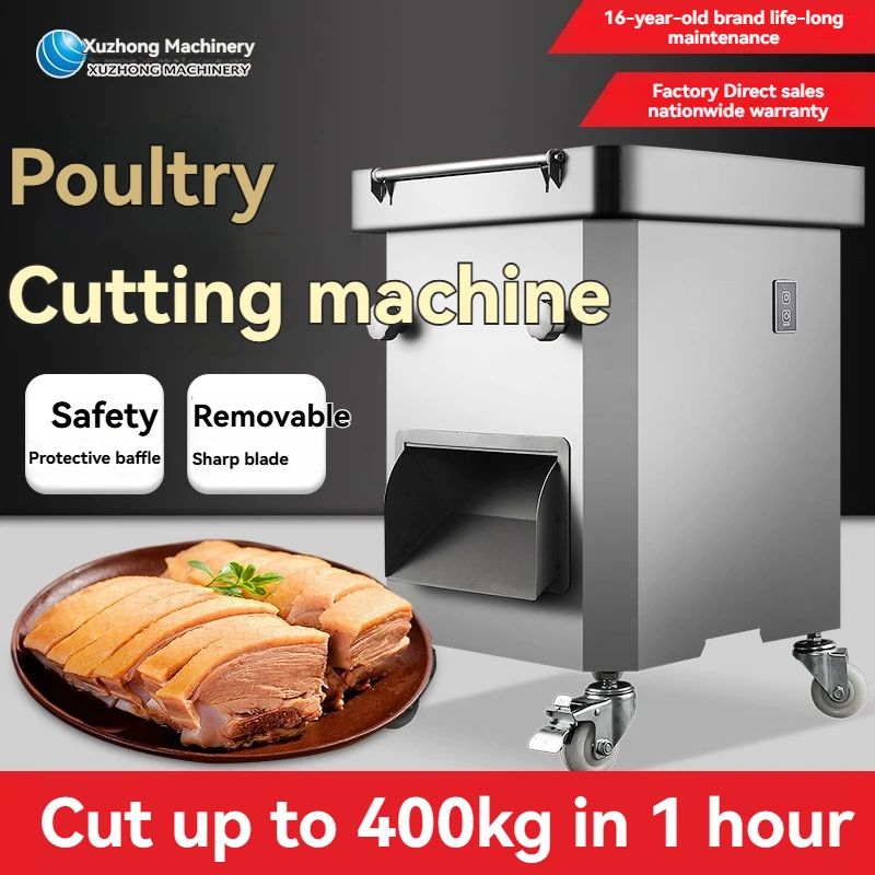 Fully Automatic Small Chopper, Commercial Multifunctional Poultry Cutting Machine for Chicken Duck Fish Canteen Factory Direct
Fully Automatic Small Chopper, Commercial Multifunctional Poultry Cutting Machine for Chicken Duck Fish Canteen Factory Direct