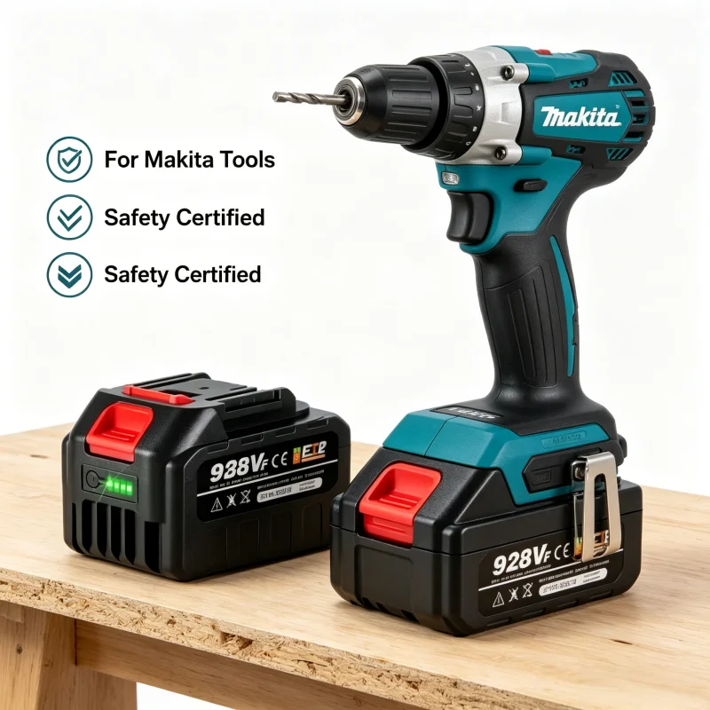Multi-protection 18V Li-ion Battery Fit Makita BL1830B BL1840B BL1850B BL1860 BL1815 Cordless Hammer Drill Replacement
Multi-protection 18V Li-ion Battery Fit Makita BL1830B BL1840B BL1850B BL1860 BL1815 Cordless Hammer Drill Replacement