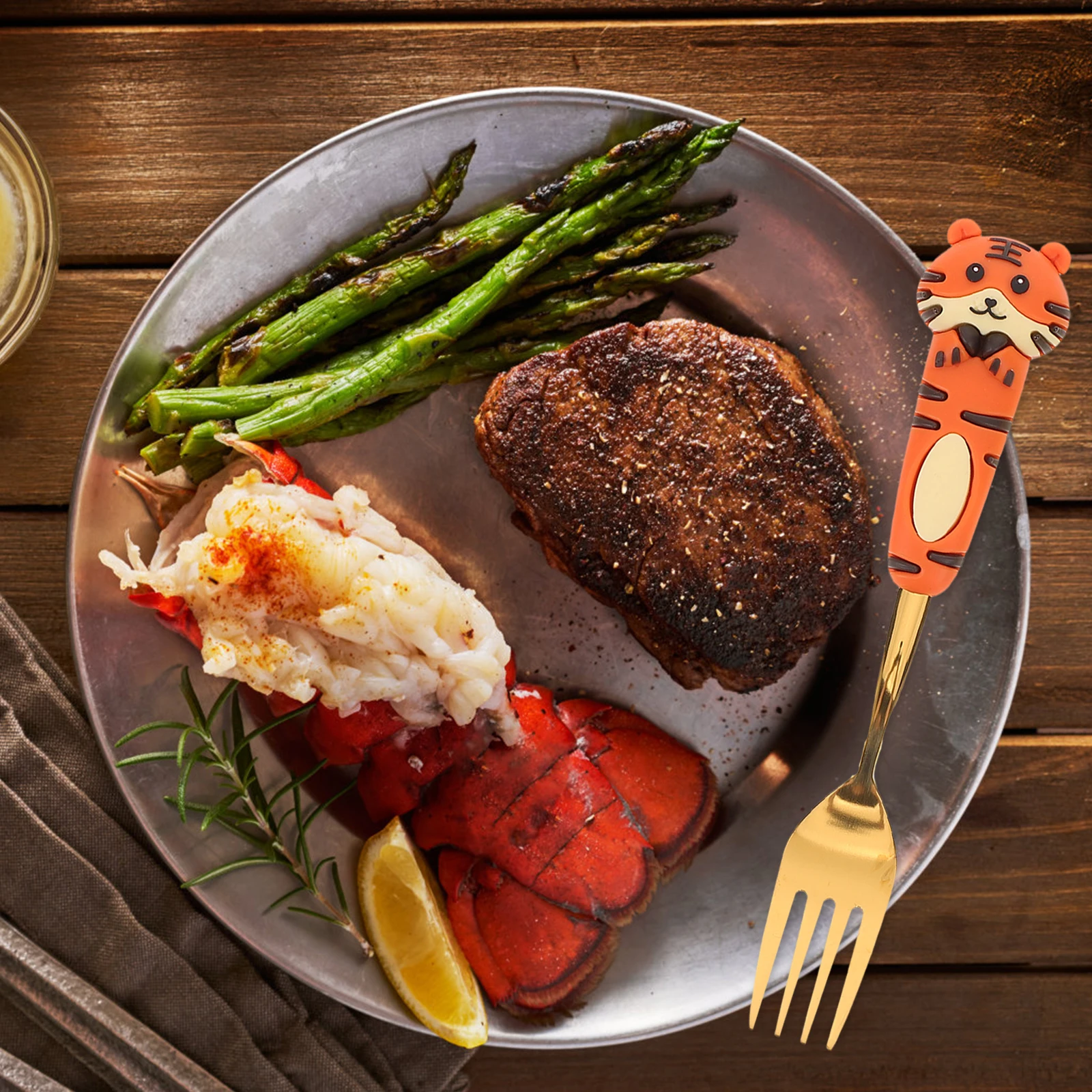 4Pcs Adults Stainless Steel Cartoon Cutlery Set Animal Utensils Multi-Purpose Tableware Dessert Cake Spoon Adults Spoon and Fork
4Pcs Adults Stainless Steel Cartoon Cutlery Set Animal Utensils Multi-Purpose Tableware Dessert Cake Spoon Adults Spoon and Fork