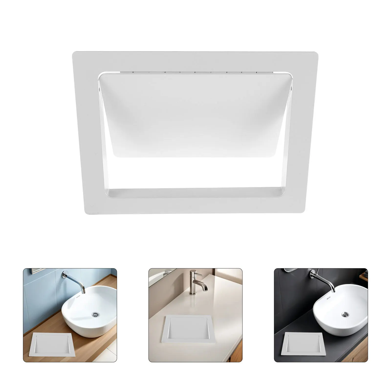 Прямоугольная встраиваемая крышка столешницы из нержавеющей стали, встроенная крышка мусорного бака для кухни, ванной комнаты, мусорное ведро, крышка с поворотным клапаном
Прямоугольная встраиваемая крышка столешницы из нержавеющей стали, встроенная крышка мусорного бака для кухни, ванной комнаты, мусорное ведро, крышка с поворотным клапаном