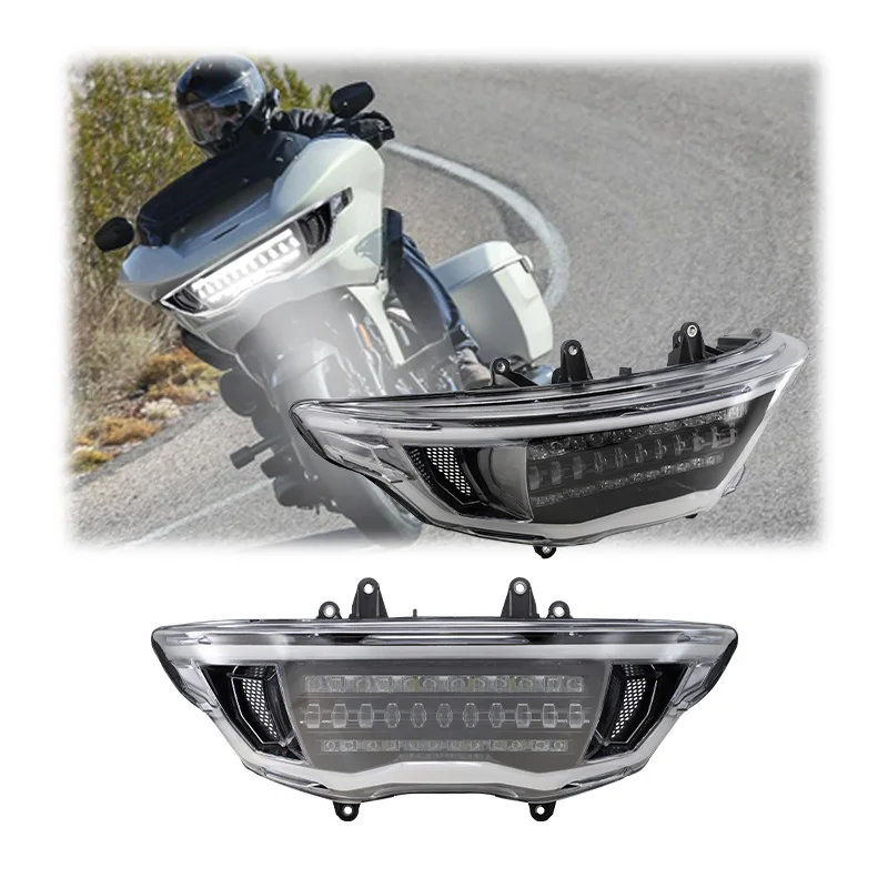 Matrix-Style LED Motorcycle Headlight For Harley 2023.5-up CVO Road Glide 2024-up Road Glide And FLTRXSTSE 2025 RR 131
Matrix-Style LED Motorcycle Headlight For Harley 2023.5-up CVO Road Glide 2024-up Road Glide And FLTRXSTSE 2025 RR 131