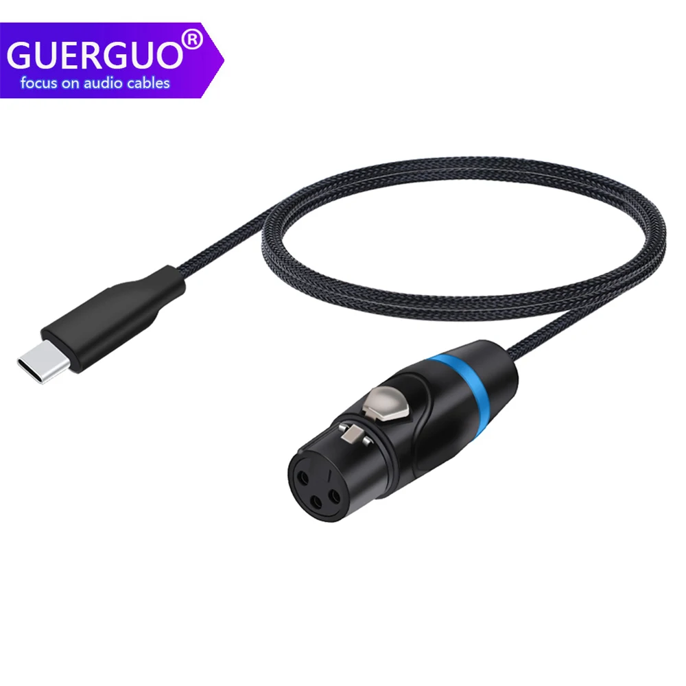 XLR to USB C Audio Cable,USB Type-C to 3Pin XLR Adapter Converter Cord Compatible USB Type-C Devices for Smartphone or MacBook
XLR to USB C Audio Cable,USB Type-C to 3Pin XLR Adapter Converter Cord Compatible USB Type-C Devices for Smartphone or MacBook