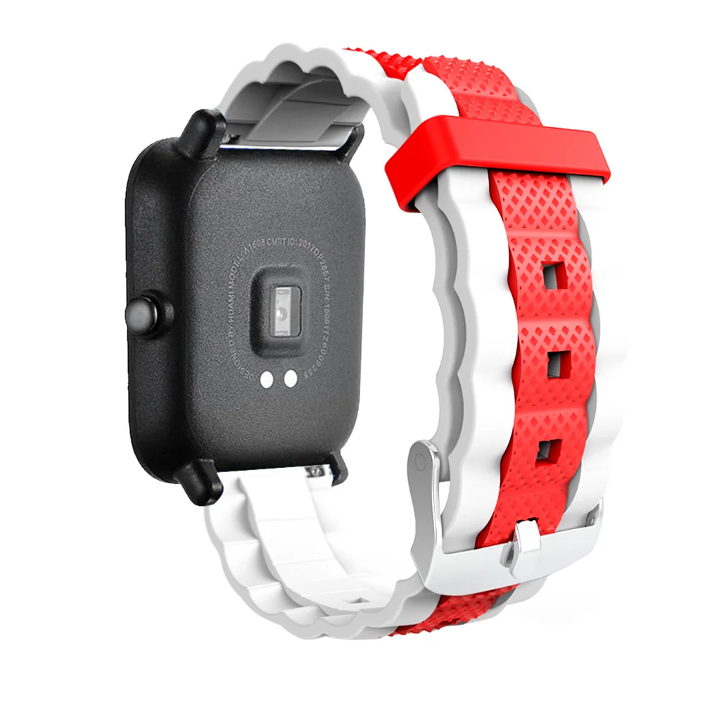 Sports Breathable Silicone Watch Band Strap 20mm Red White Flexible Durable Eco-Friendly Professional Look Unisex
Sports Breathable Silicone Watch Band Strap 20mm Red White Flexible Durable Eco-Friendly Professional Look Unisex