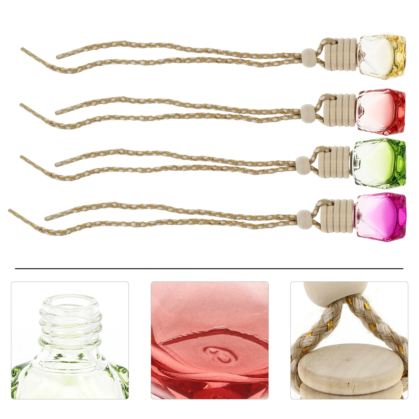 Car Perfume Bottle Pendant Glass Supplies Interior Empty Air Freshener for Fragrance Hanging Decor Refillable
Car Perfume Bottle Pendant Glass Supplies Interior Empty Air Freshener for Fragrance Hanging Decor Refillable