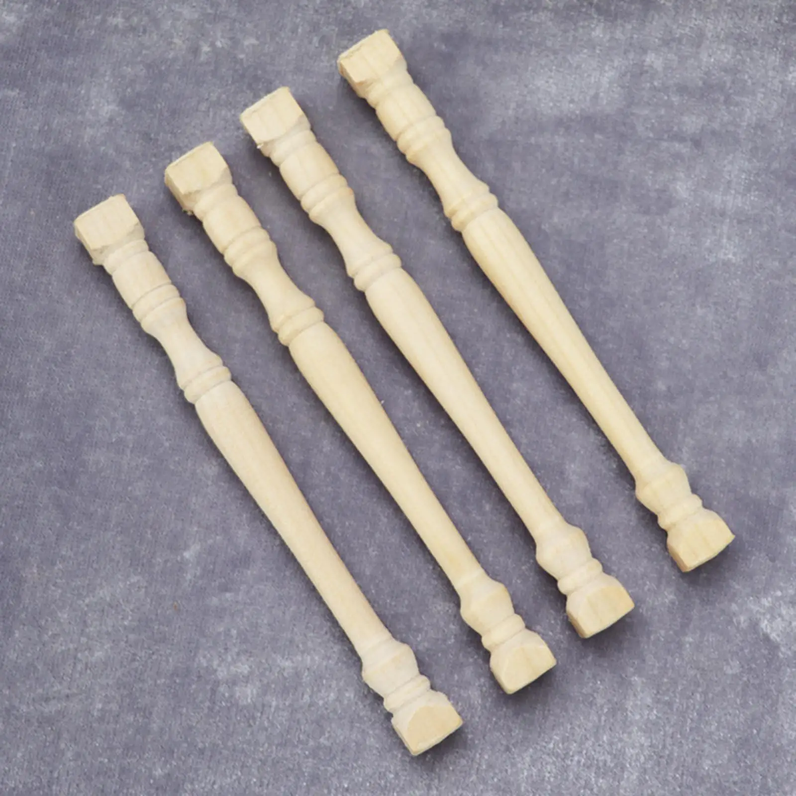 4 Pieces Retro 1/12 Dollhouse Wooden Balustrade Wood for DIY Making
4 Pieces Retro 1/12 Dollhouse Wooden Balustrade Wood for DIY Making