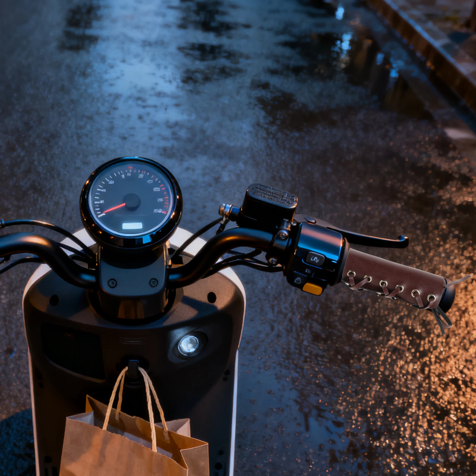 1 Pair Motorcycle Handlebar Grips Brown Vintage Bike Grip Cover Ergonomic Non-Slip For Cruiser Atv Scooter Road Bicycle
1 Pair Motorcycle Handlebar Grips Brown Vintage Bike Grip Cover Ergonomic Non-Slip For Cruiser Atv Scooter Road Bicycle