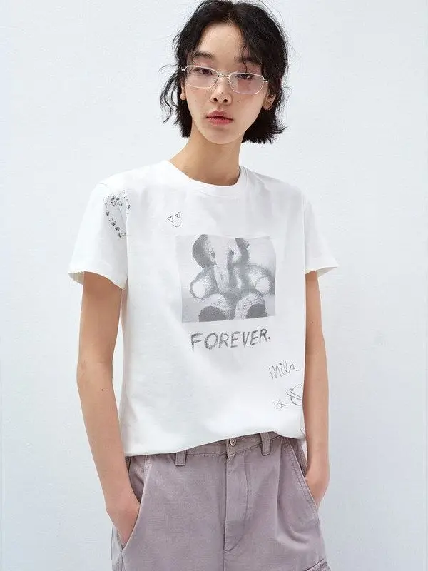 Light Fce Fem Cotton T-irt fiti Hand Ding September Hello Early Spring Casual Sle round Ne ort Sve
Light Fce Fem Cotton T-irt fiti Hand Ding September Hello Early Spring Casual Sle round Ne ort Sve