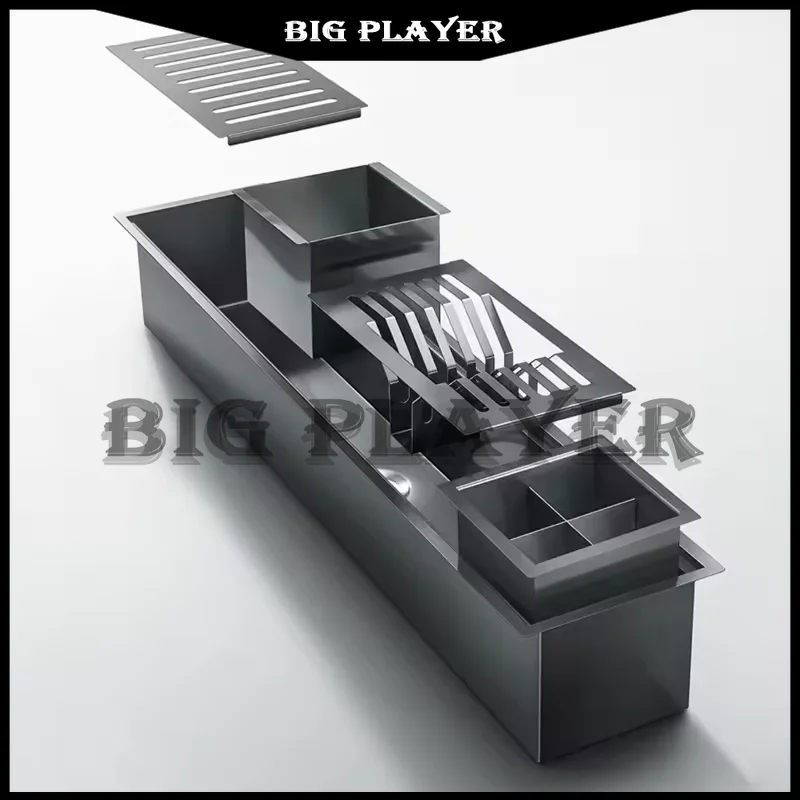 Kitchen Cabinet Stainless Steel Sink Drying Rack with Cutlery Rack
Kitchen Cabinet Stainless Steel Sink Drying Rack with Cutlery Rack