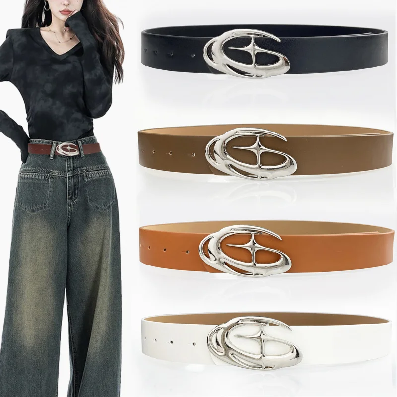 Women's belts with unique design2026New Summer Korean Style Simple Belt for Students, VersatileinsAdvanced Sense
Women's belts with unique design2026New Summer Korean Style Simple Belt for Students, VersatileinsAdvanced Sense