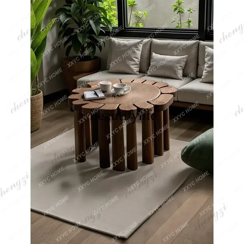 M183 Designer medieval solid wood sofa edge small coffee table living room creative corner table
M183 Designer medieval solid wood sofa edge small coffee table living room creative corner table