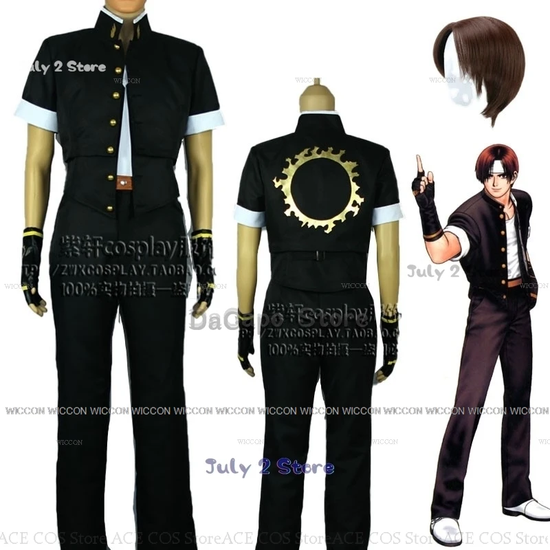Kyo Kusanagi Cosplay Costume Wig King of Kyo Fighter Black Suit Game KoF Role Play Men Fighter Classic Outfit
Kyo Kusanagi Cosplay Costume Wig King of Kyo Fighter Black Suit Game KoF Role Play Men Fighter Classic Outfit