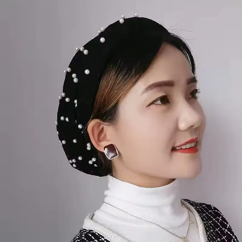 New Beaded Turban Caps with Hair Bands Muslim Hijab Headscarf Bonnet Female Head Wrap Turbante Mujer Headband Beanies Headwear
New Beaded Turban Caps with Hair Bands Muslim Hijab Headscarf Bonnet Female Head Wrap Turbante Mujer Headband Beanies Headwear