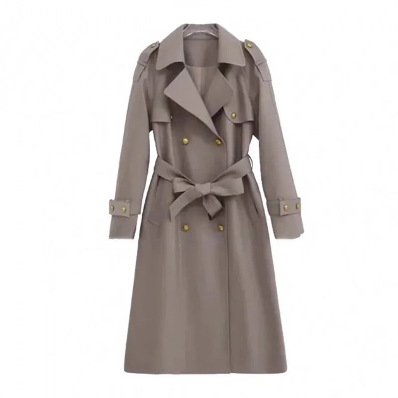 Spring/Autumn New Fashion Women Double Breasted Trench Coat Lady Casual Streetwear Long Jacket Coats
Spring/Autumn New Fashion Women Double Breasted Trench Coat Lady Casual Streetwear Long Jacket Coats