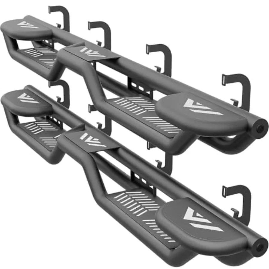Crew Cab running boards for 2007-2018 Chevy Silverado GMC Sierra 1500, 2007-2019 2500/3500 HD: aluminum, black, three-step rais
Crew Cab running boards for 2007-2018 Chevy Silverado GMC Sierra 1500, 2007-2019 2500/3500 HD: aluminum, black, three-step rais