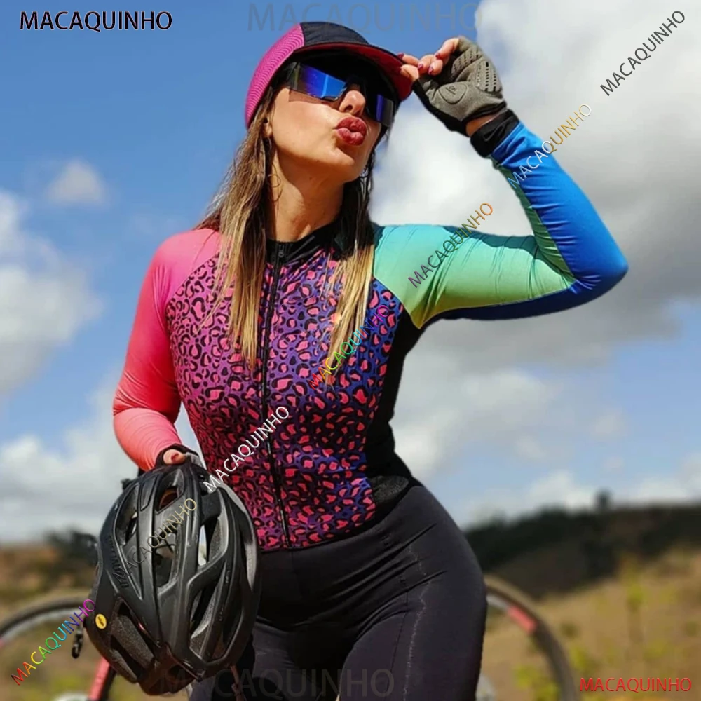 2023Women's Fashion Long Sleeve Cycling Triathlon Skinsuit Sets Bicycle Clothing Macaquinho Ciclismo Feminino 20D Gel Pad Summer
2023Women's Fashion Long Sleeve Cycling Triathlon Skinsuit Sets Bicycle Clothing Macaquinho Ciclismo Feminino 20D Gel Pad Summer