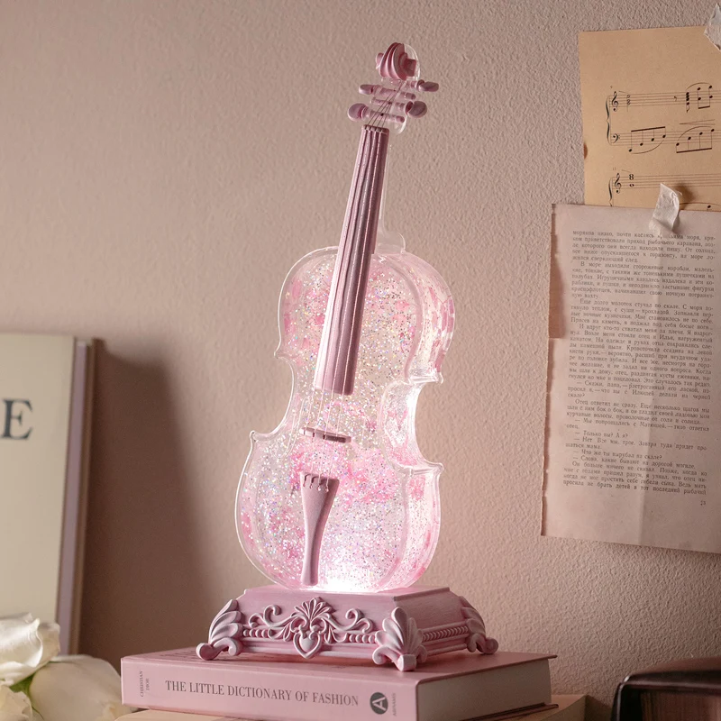 Violin ornament, snowflake music box, music box, crystal ball, practical birthday gift for little girl, children and girls
Violin ornament, snowflake music box, music box, crystal ball, practical birthday gift for little girl, children and girls