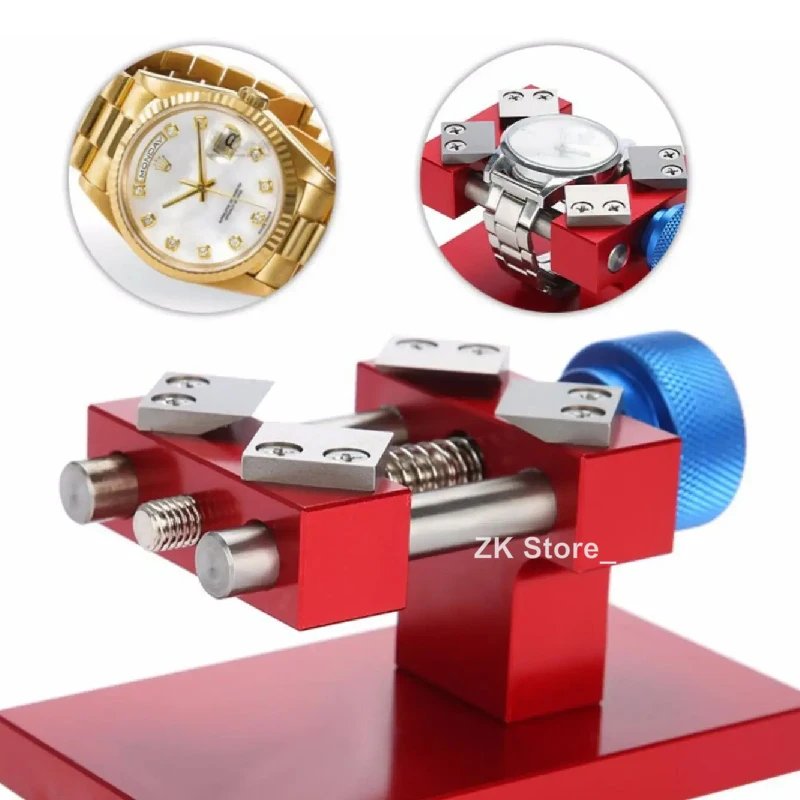 Red Watch Bezel Ring Removal Tool Watch Repair Tool with Four Pieces Hardened for Precise Pressure Application
Red Watch Bezel Ring Removal Tool Watch Repair Tool with Four Pieces Hardened for Precise Pressure Application