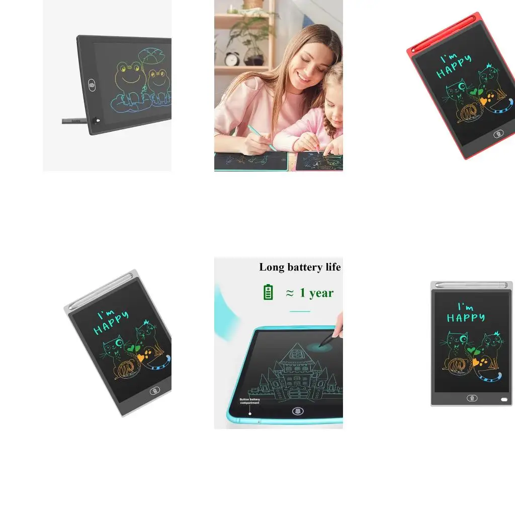 Многоразовый 8,5-дюймовый цветной ЖК-планшет для письма, портативная доска для рисования, почерк
Многоразовый 8,5-дюймовый цветной ЖК-планшет для письма, портативная доска для рисования, почерк