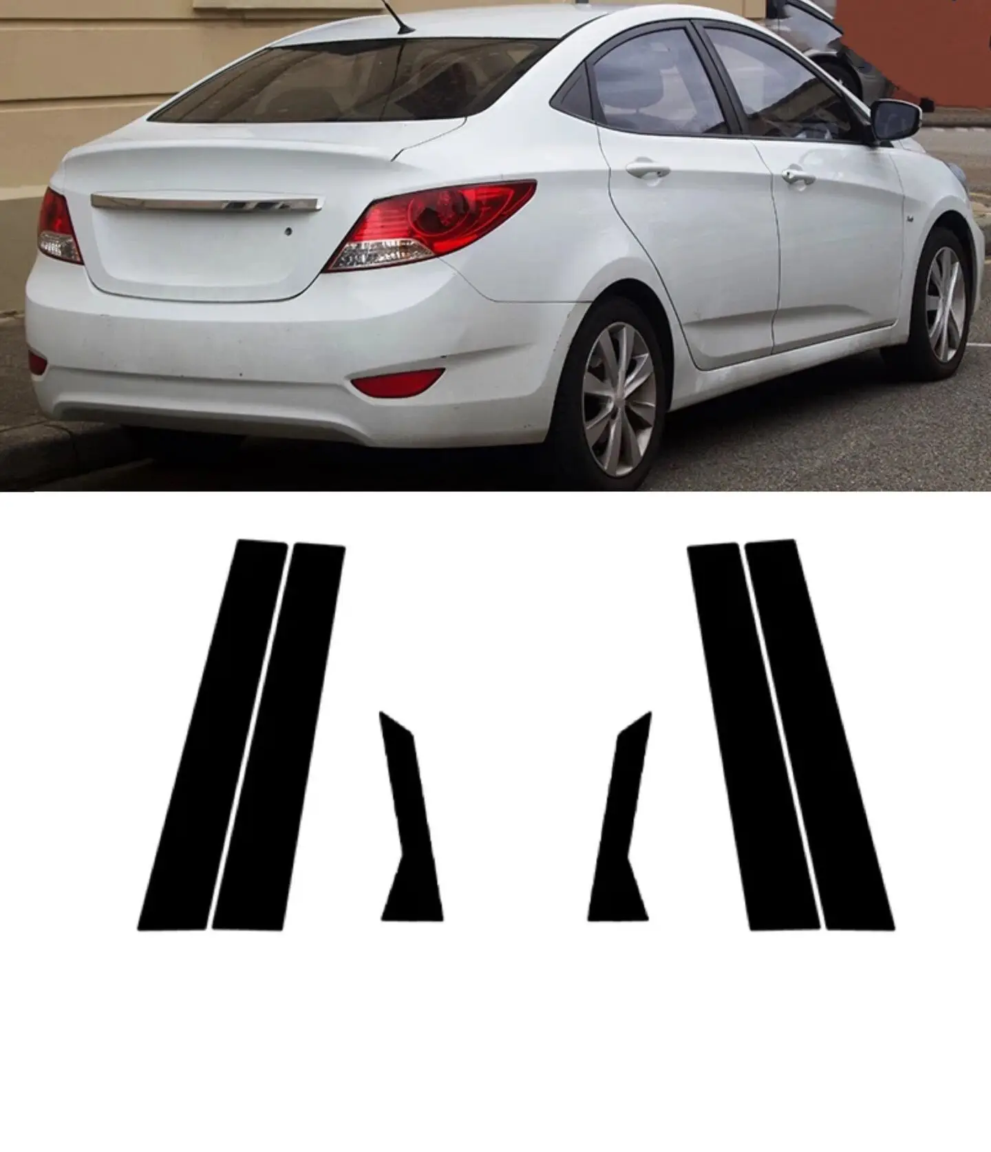 Gloss Black Pillar Pots Fit For Hyundai Accent 5-door Hatchback 2011-2018 2017 2016 Door Window Decor Cover Sticker Decoration
Gloss Black Pillar Pots Fit For Hyundai Accent 5-door Hatchback 2011-2018 2017 2016 Door Window Decor Cover Sticker Decoration