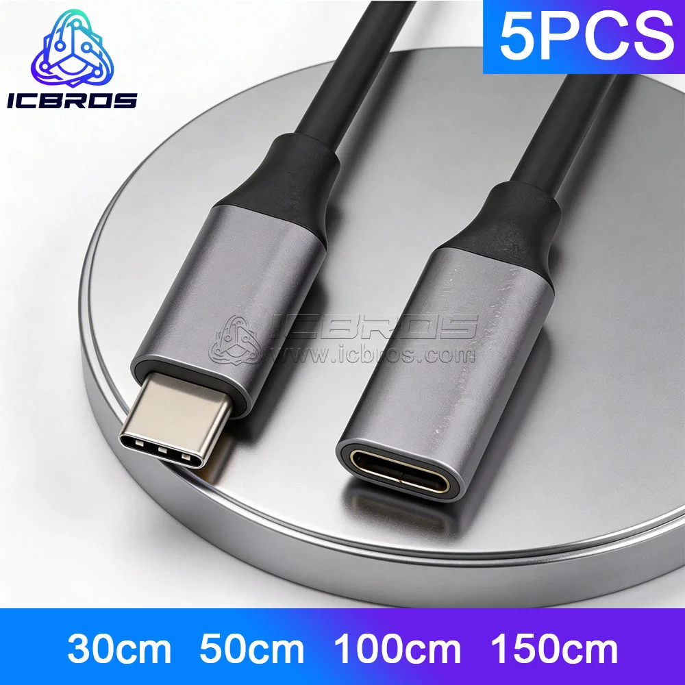 5 шт. 3,2 Type-C к удлинителю 16-ядерный полнофункциональный USB 3.1 вращающийся женский 4K проекционный удлинительный кабель
5 шт. 3,2 Type-C к удлинителю 16-ядерный полнофункциональный USB 3.1 вращающийся женский 4K проекционный удлинительный кабель