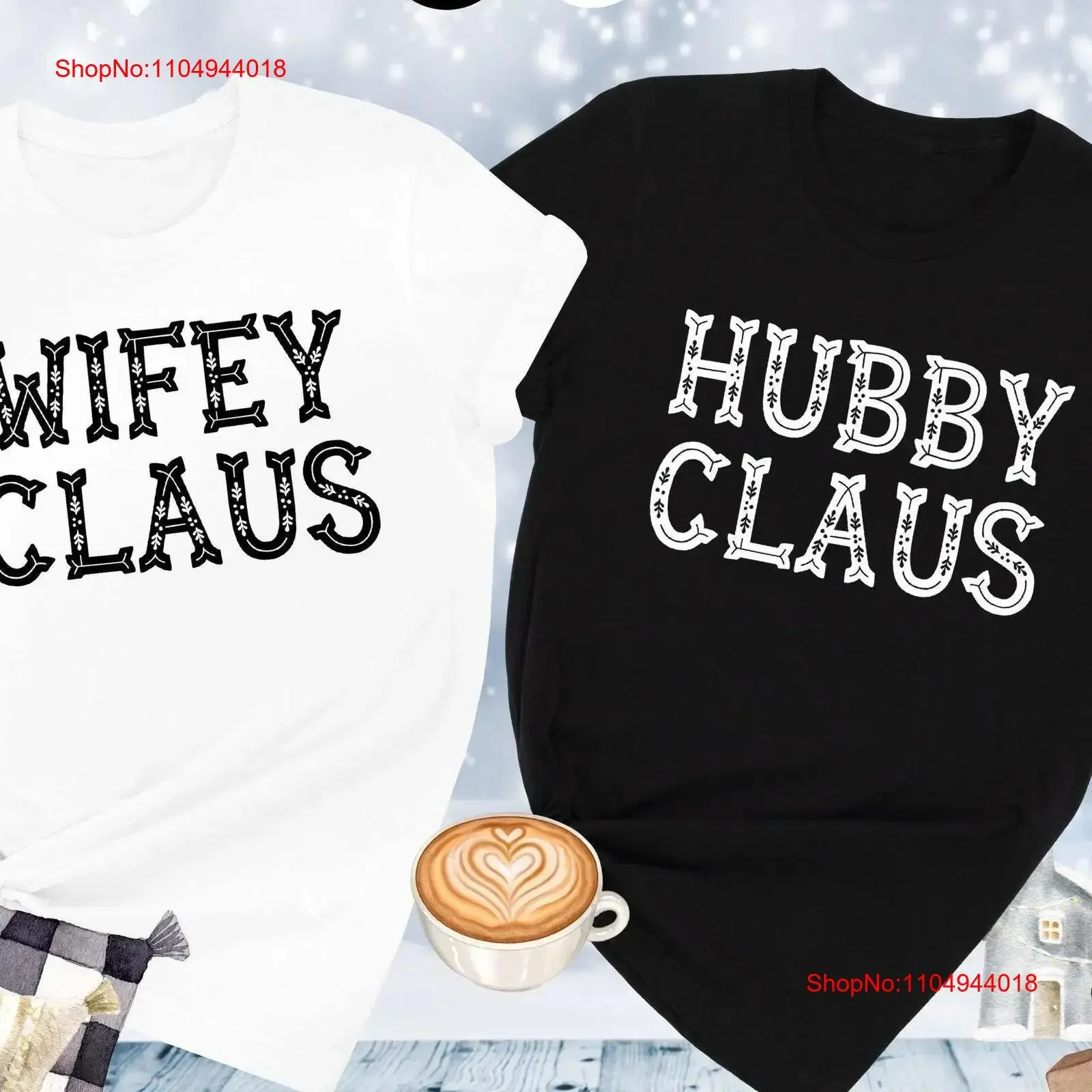 Wifey Hubby Claus T Shirt Christmas Couple Family Matching vintage Washed graphic homme Casual streetwear Stylish Comfortable
Wifey Hubby Claus T Shirt Christmas Couple Family Matching vintage Washed graphic homme Casual streetwear Stylish Comfortable
