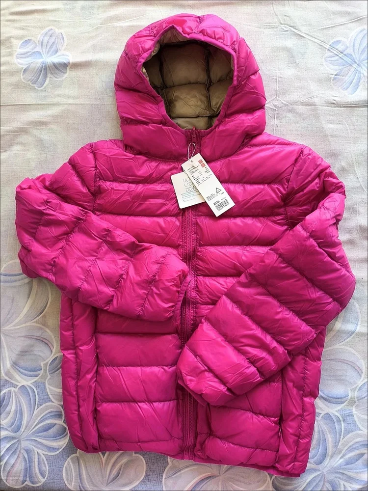 Autumn Winter Two-Sided Hooded Down Coat Women Light Thin White Duck Down Jacket Female Bigsize Warm Puffer Parkas Short Outwear
Autumn Winter Two-Sided Hooded Down Coat Women Light Thin White Duck Down Jacket Female Bigsize Warm Puffer Parkas Short Outwear