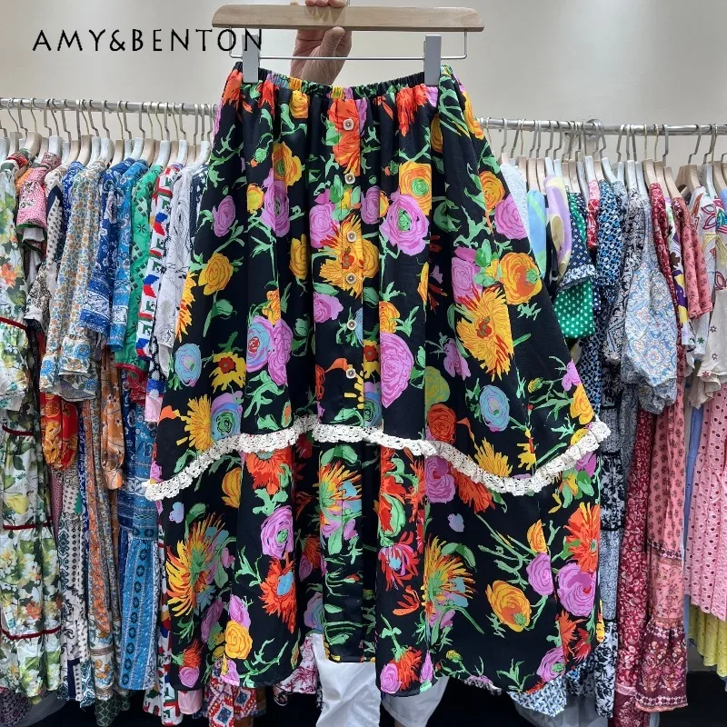 American Retro Style Y2k Clothes Vintage Printed Loose Irregular Midi Skirt Women's 2026 Summer High Waist A-Line Flared Skirts
American Retro Style Y2k Clothes Vintage Printed Loose Irregular Midi Skirt Women's 2026 Summer High Waist A-Line Flared Skirts