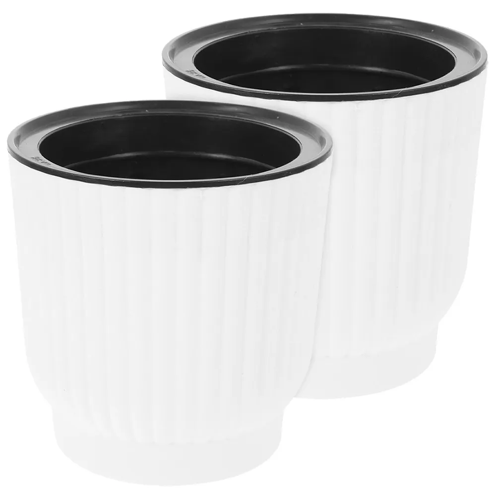 2Pcs Self Watering Flower Pots Plastic Planter for Indoor Outdoor Plants Automatic Watering Planter Modern Decorative Flowerpot
2Pcs Self Watering Flower Pots Plastic Planter for Indoor Outdoor Plants Automatic Watering Planter Modern Decorative Flowerpot