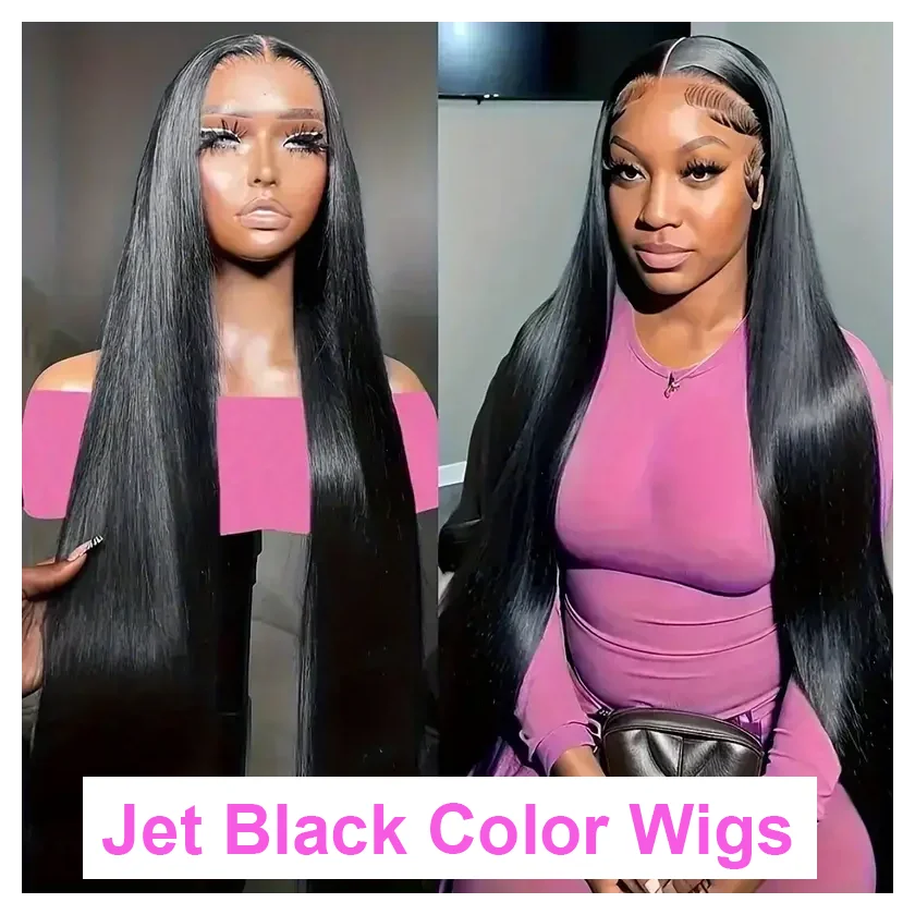 Jet Black Color Wig 38inch Straight Human Hair Wigs 13x6 Lace Front Wigs 4x4 Lace Closure Wig 200% Density Pre Plucked For Women
Jet Black Color Wig 38inch Straight Human Hair Wigs 13x6 Lace Front Wigs 4x4 Lace Closure Wig 200% Density Pre Plucked For Women