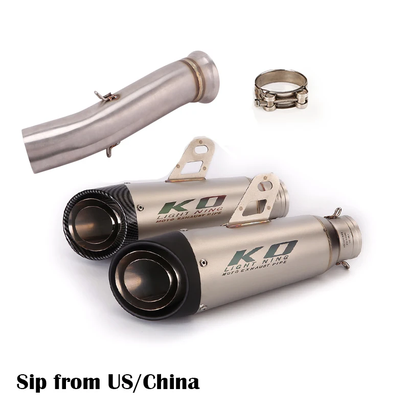 Exhaust Pipe Slip On Motorcycle Muffler Vent Tip Middle Connection Racing Exhaust Tube Stainless Steel Modified For DUKE 790
Exhaust Pipe Slip On Motorcycle Muffler Vent Tip Middle Connection Racing Exhaust Tube Stainless Steel Modified For DUKE 790