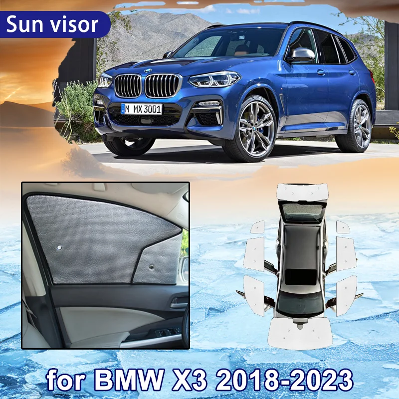 Автомобильный солнцезащитный козырек с полным покрытием для BMW X3 M Sport 2023 2022 2021 2020 2019 2018, аксессуары, солнцезащитный козырек на лобовое стекло, боковой козырек
Автомобильный солнцезащитный козырек с полным покрытием для BMW X3 M Sport 2023 2022 2021 2020 2019 2018, аксессуары, солнцезащитный козырек на лобовое стекло, боковой козырек