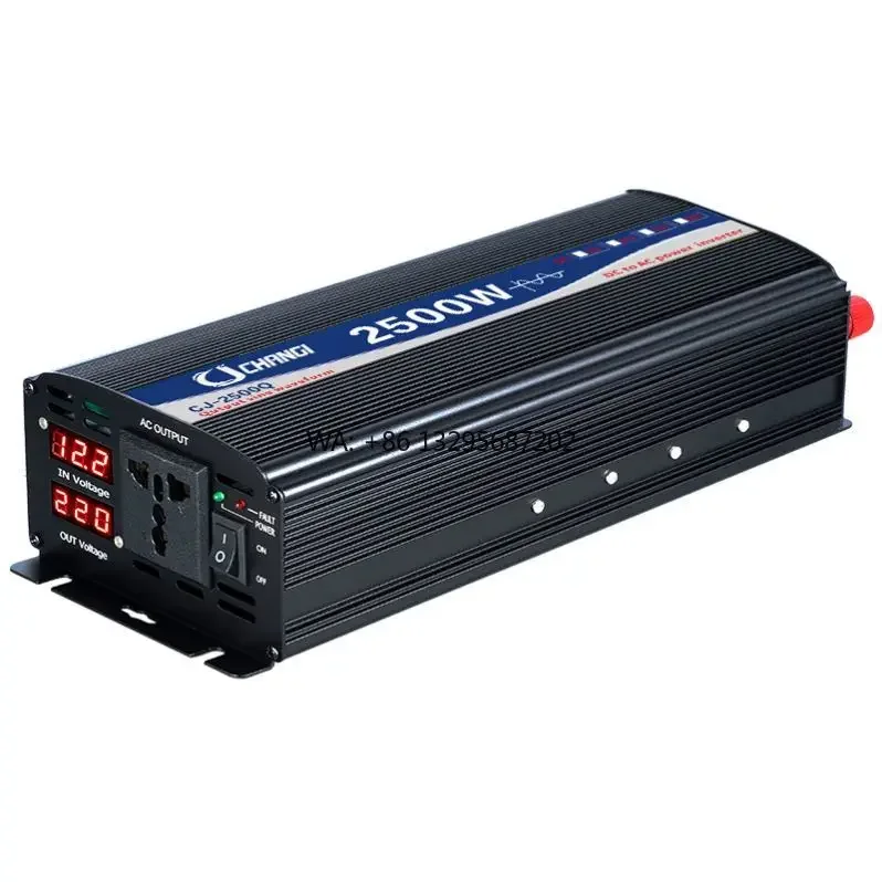 High Quality 2500W DC 12V AC Inverters Converters Customizable Wholesale Power Oem Support Multiple Output Type 30A Input
High Quality 2500W DC 12V AC Inverters Converters Customizable Wholesale Power Oem Support Multiple Output Type 30A Input