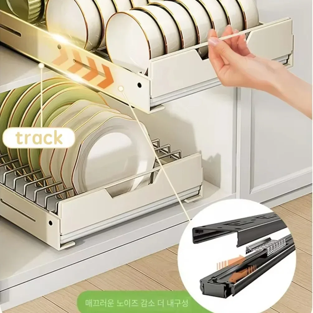 Pull Out Kitchen Storage Rack Stainless Steel Drawer Type Dish Holder Cabinet Under Sliding Organizer Basket Plate Drain Shelf
Pull Out Kitchen Storage Rack Stainless Steel Drawer Type Dish Holder Cabinet Under Sliding Organizer Basket Plate Drain Shelf