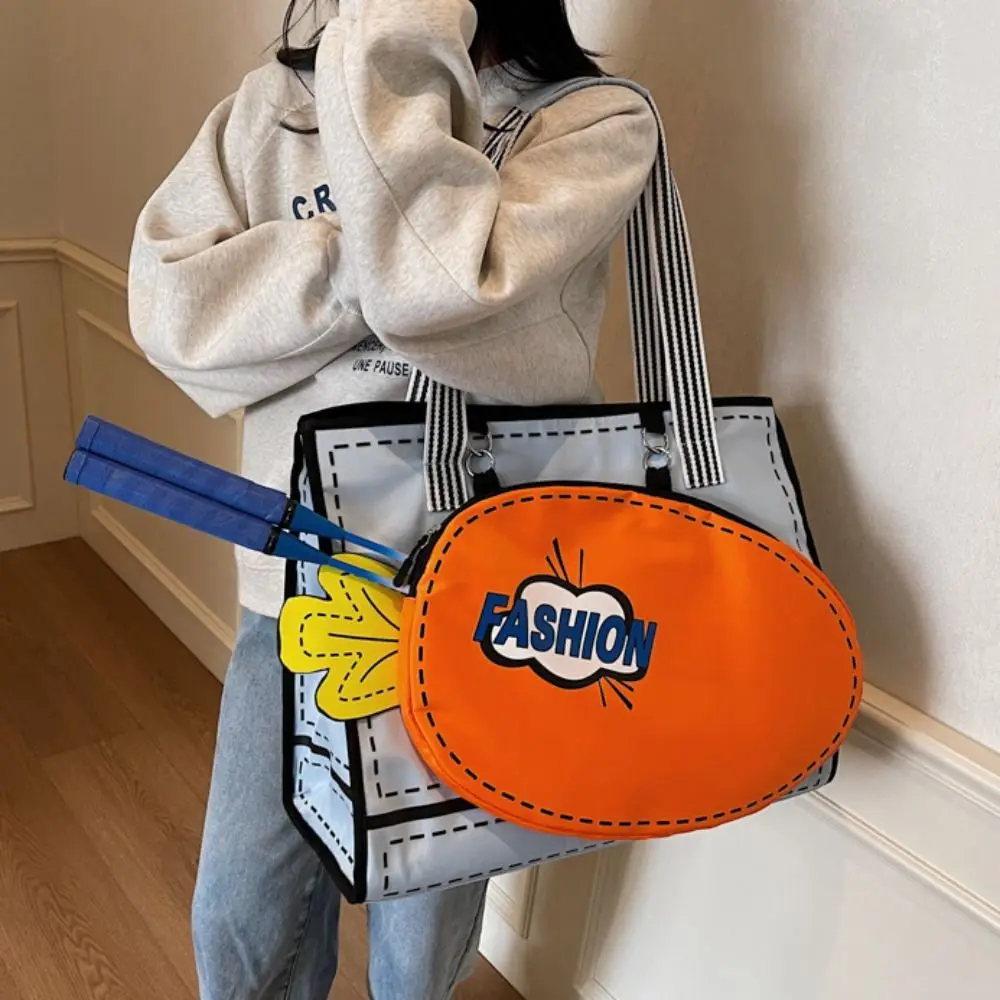 Casual Large Capacity Sport Racket Storage Bag Comic Canvas Fitness Shoulder Bag Badminton Detachable Carrot Bag Girls
Casual Large Capacity Sport Racket Storage Bag Comic Canvas Fitness Shoulder Bag Badminton Detachable Carrot Bag Girls