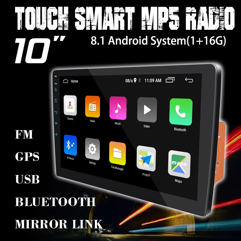 PolarLander Car Radio 2 DIN Android 8.1 10 Inch WiFi USB Touch Screen GPS Removable Panel Bluetooth Car Multimedia Player 1201A
PolarLander Car Radio 2 DIN Android 8.1 10 Inch WiFi USB Touch Screen GPS Removable Panel Bluetooth Car Multimedia Player 1201A