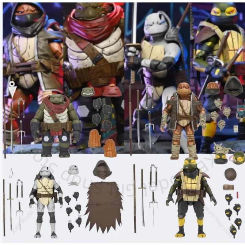Presale Original NECA Ling Ji Hun TMNT Series Raphael Mikey Leonardo Donatello Action Figures Collectibles Models Gifts Toys
Presale Original NECA Ling Ji Hun TMNT Series Raphael Mikey Leonardo Donatello Action Figures Collectibles Models Gifts Toys